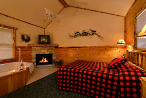 Hot Springs Cabin at Meadowbrook Resort & DellsPackages.com in Wisconsin Dells